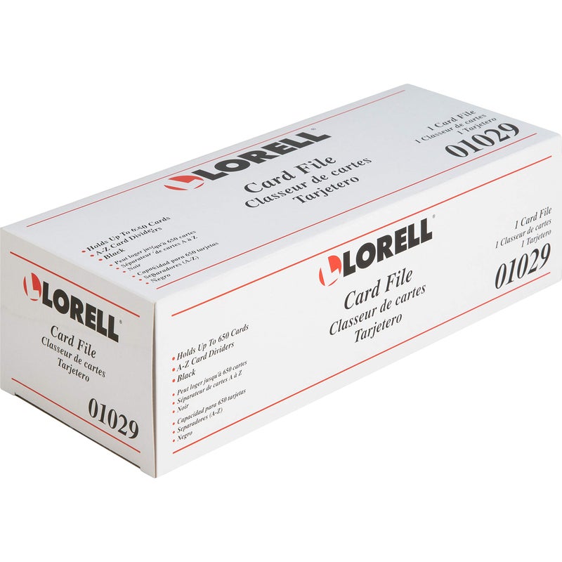 Lorell LLR01029 - Lorell Desktop Card File - Image 1